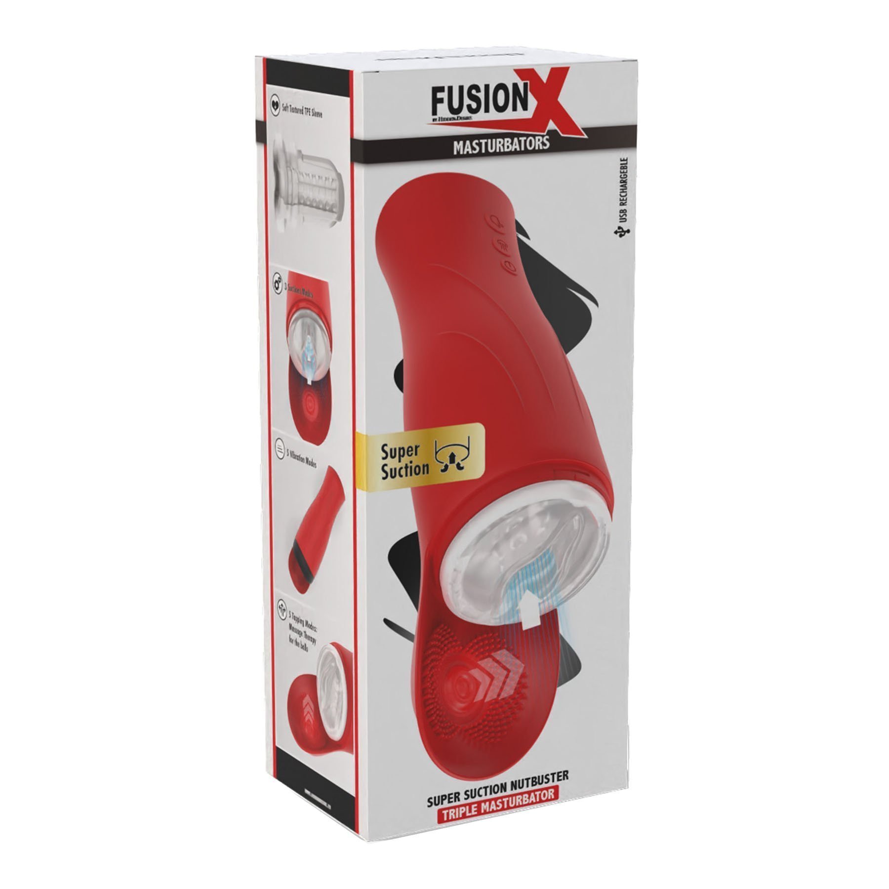 Automatinis masturbatorius „Fusion X Super Suction Nutbuster“ - Extreme