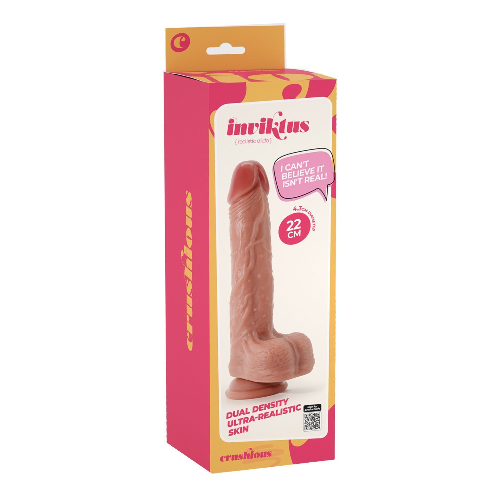 Falo imitatorius „Inviktus Realistic Dildo 22 cm“ - Crushious