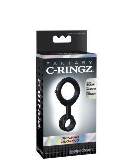Penio ir sėklidžių žiedas „Ironman Duo-Ring“ - Fantasy C-Ringz
