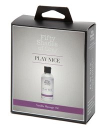 Masažo aliejus „Play Nice“, 90 ml - Penkiasdešimt pilkų atspalvių kolekcija