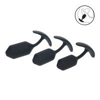 Analinių kaiščių rinkinys „Weighted Anal Plug Training Kit“ - Levelz