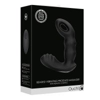 Vibruojantis prostatos masažuoklis „Beaded Vibrating Prostate Massager“ - Ouch!