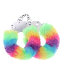 Antrankiai „Heavy-duty Fluffy Handcuffs Multicolor 1“ - Ouch!