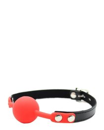 Silikoninis burnos kaištis „Silicone Ball Gag with Padlock“ - Latetobed
