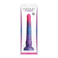 Dildo „Stacked 9 Inch - Pink Blue“ - NS Novelties