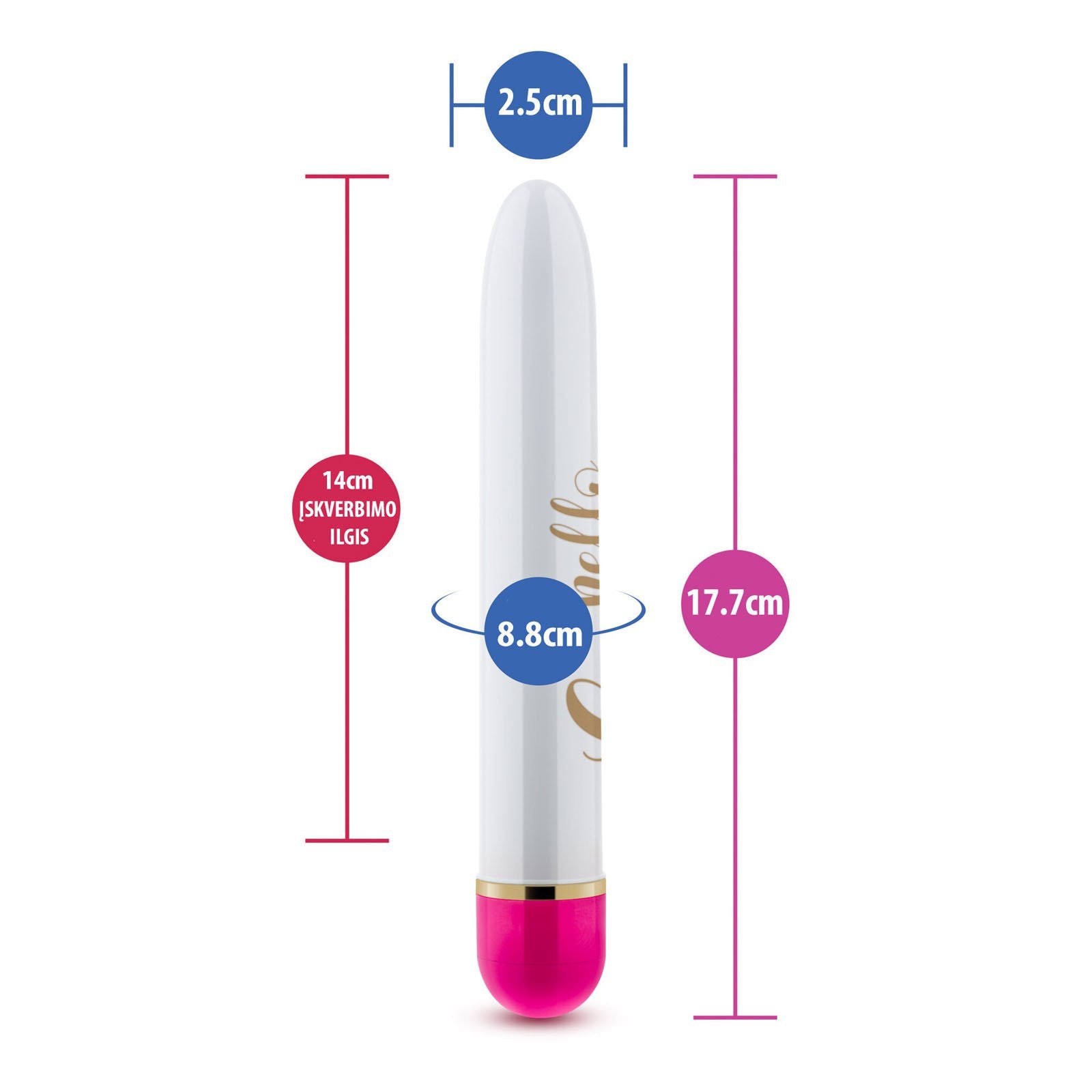 Vibratorius „The Collection Hello Gorgeous“ - Blush