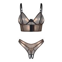 Atviras liemenėlės ir kelnaičių rinkinys „Soranna“ - Obsessive