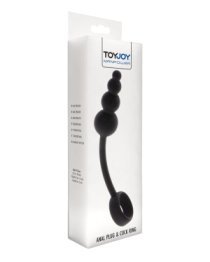 Penio žiedas - analinis kaištis „ManPower“ - ToyJoy