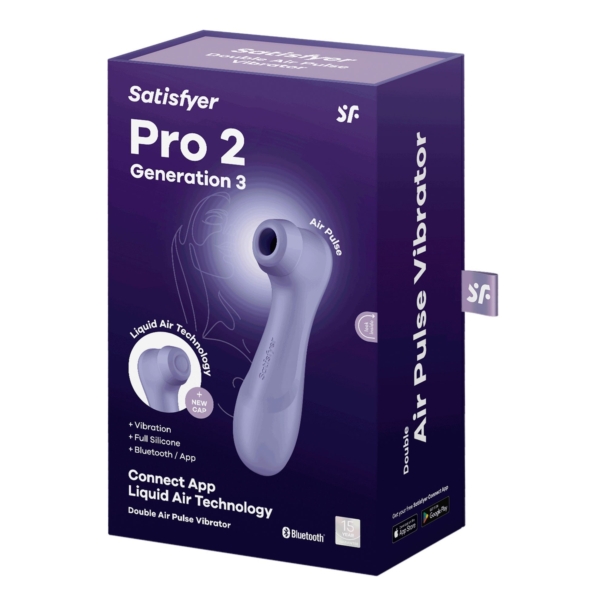 Išmanusis vibruojantis klitorinis stimuliatorius „Pro 2 Generation 3“ - Satisfyer