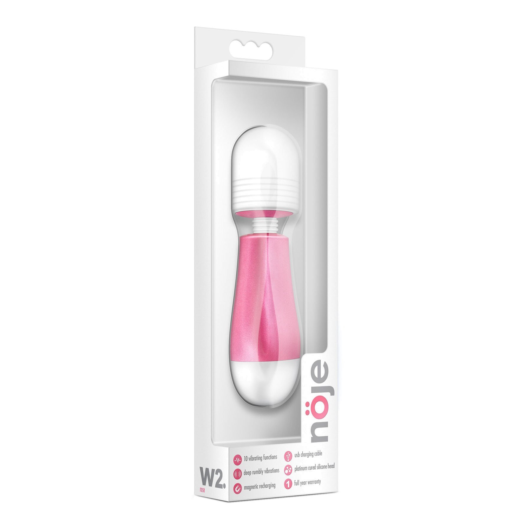 Vibruojantis masažuoklis „Noje W2“ - Blush