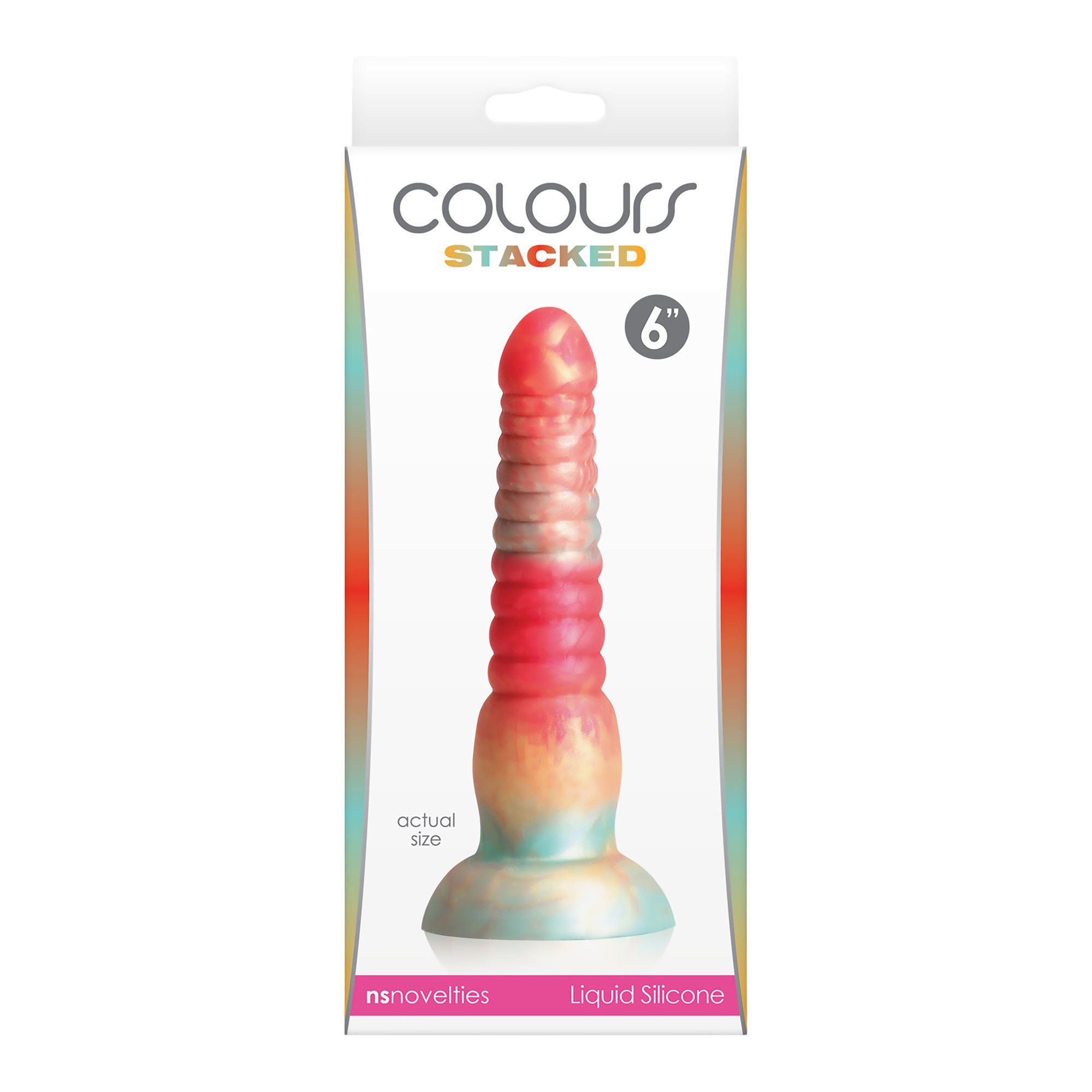 Dildo „Stacked 6 Inch - Red Gold“ - NS Novelties