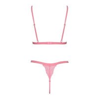 Liemenėlės ir kelnaičių rinkinys „Fantasy Neon Pink Set“ - Cottelli Collection