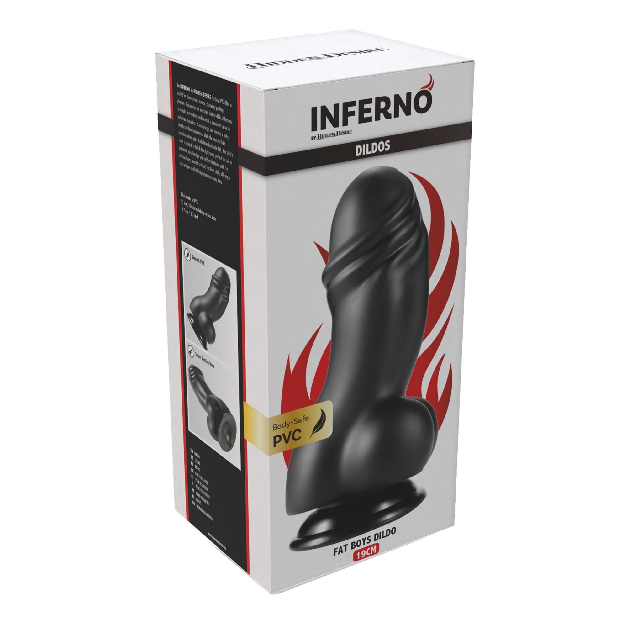 XL falo imitatorius „Inferno Fat Boys 19 cm“ - Hidden Desire