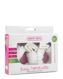 Antrankiai „Furry Handcuffs“ - Shots Toys