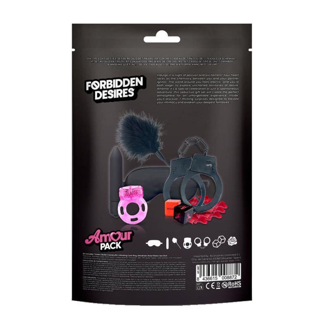 Sekso žaislų rinkinys „Amour Pack Forbidden Desires“ - Intoyou