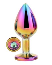 Vidutinis analinis kaištis „Multicolour Gleaming Love“ - Dream Toys