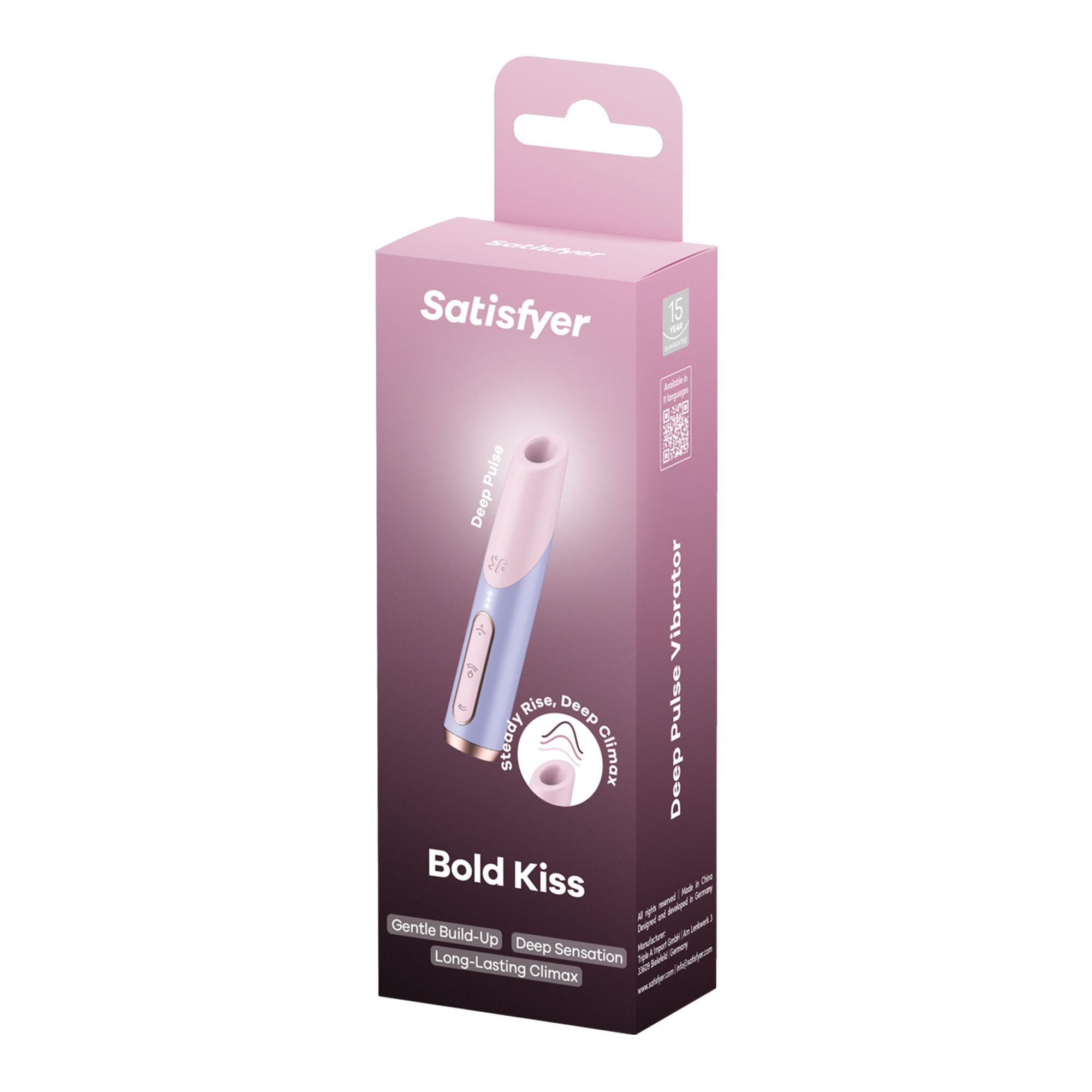Klitorinis stimuliatorius „Bold Kiss“ - Satisfyer
