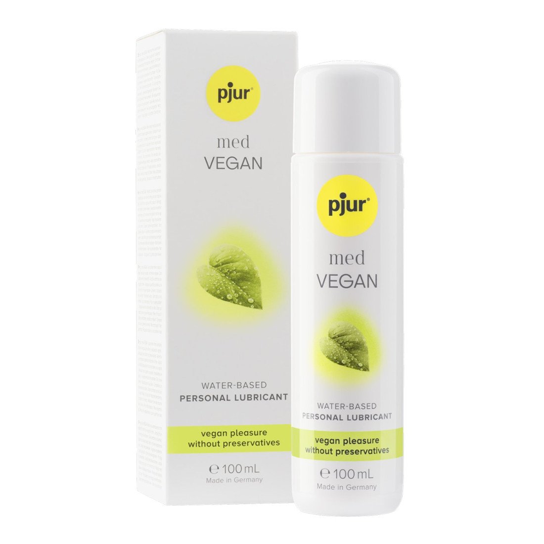 Veganiškas vandens pagrindo lubrikantas „Med Vegan“, 100 ml - Pjur