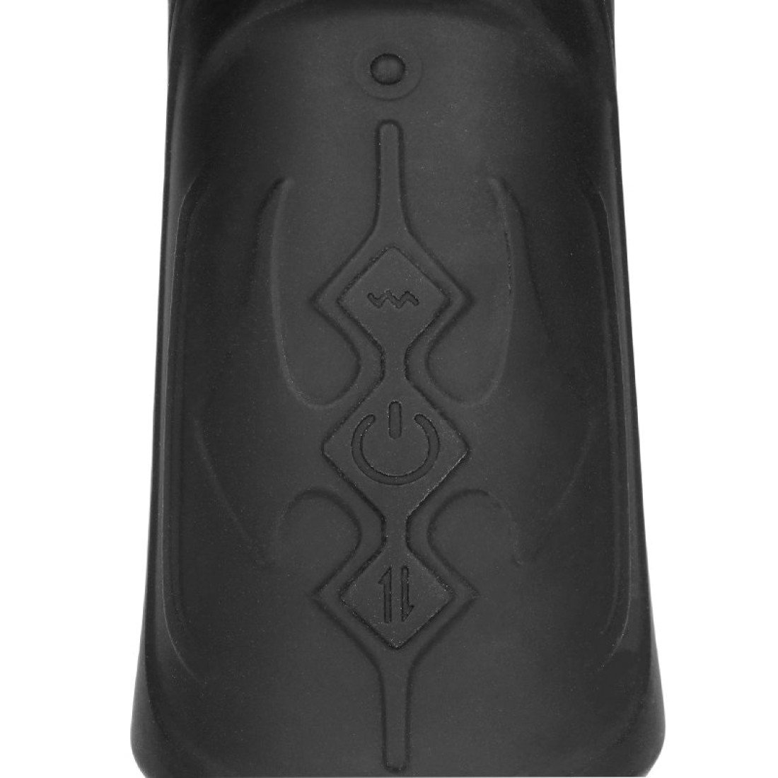 Automatinis falo imitatorius „Handheld Liquid Silicone Vibrating and Thrusting Dildo“ - Ouch!