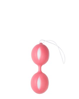 Rožiniai vaginaliniai kamuoliukai „Wiggle Duo“ - EasyToys