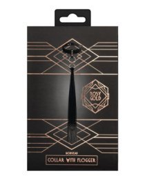 Antkaklis - botagėlis „Nouveau“ - Rosy Gold