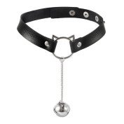 Antkaklis „Choker with Cat Ear Hoop and Bell“