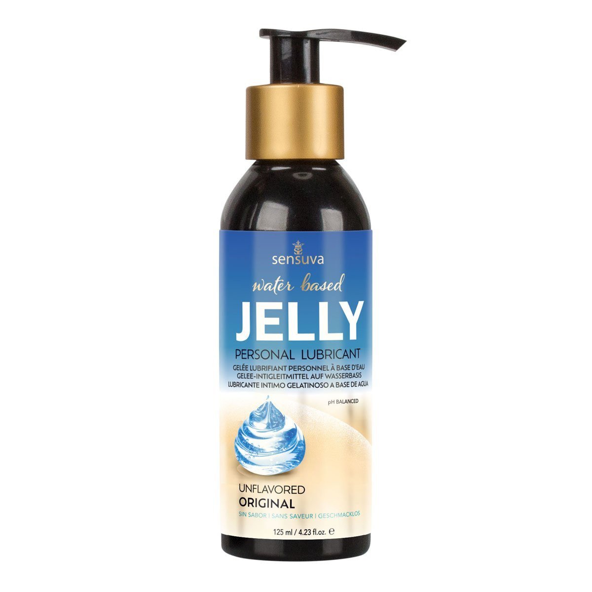 Vandens pagrindo lubrikantas „Jelly“, 125 ml - Sensuva