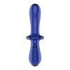 Stiklinis dildo „Double Crystal“ - Satisfyer