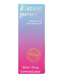 Atpalaiduojantis gelis analiniam seksui „Easy Peasy“, 30 ml - Love to Love