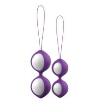 Violetinių vaginalinių kamuoliukų rinkinys „Bfit Classic“ - B Swish