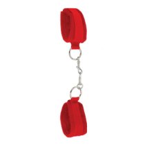 Raudoni antrankiai „Velcro Cuffs“ - Ouch!
