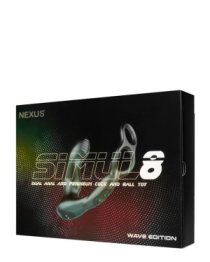 Prostatos masažuoklis - penio žiedas „Simul8 Wave Edition“ - Nexus