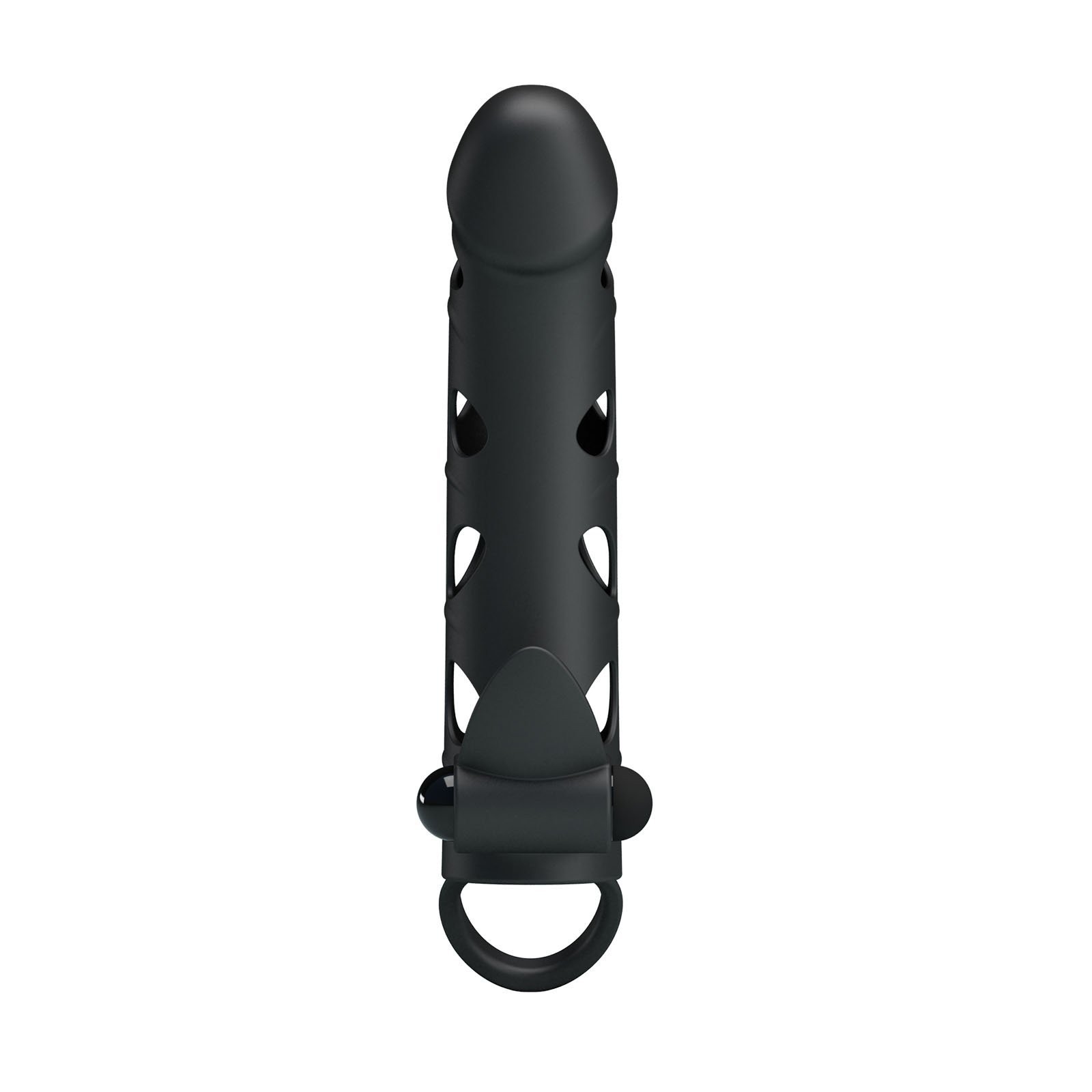 Vibruojanti penio mova „Penis Sleeve with Ball Strap 6“ - Pretty Love