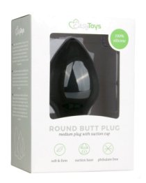Vidutinis analinis kaištis „Round Butt Plug“ - EasyToys