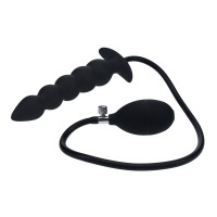 Pripučiami analiniai karoliukai „Beaded Inflatable Anal Plug“ - Levelz