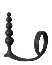 Analiniai karoliukai - žiedas „Ass-Gasm Cockring Anal Beads“ - Anal Fantasy
