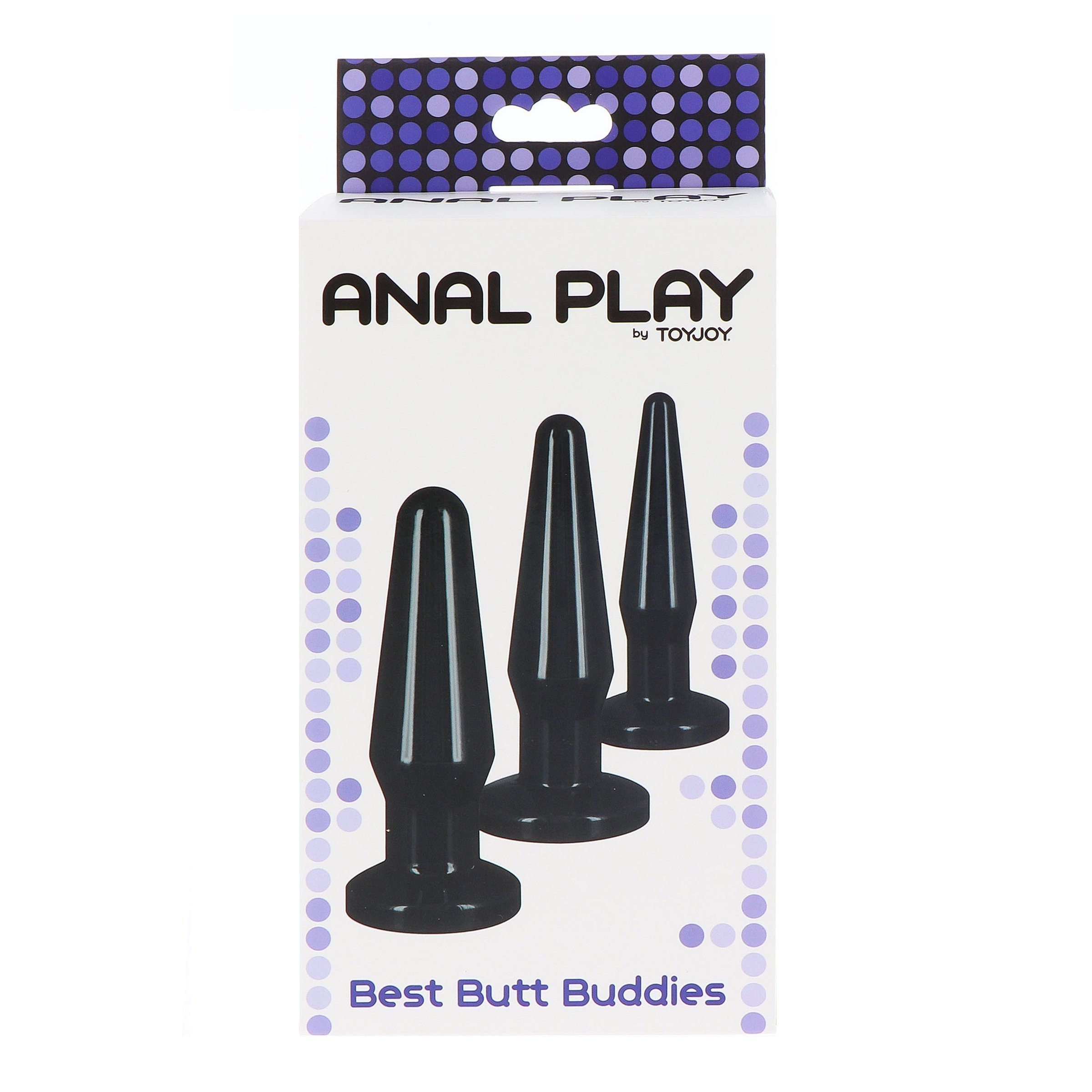 Analinių kaiščių rinkinys „Best Butt Buddies“ - ToyJoy