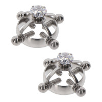 Spenelių spaustukai „Divine Cross Clamps Black“ - Taboom