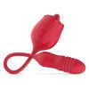 Automatinis vibratorius - stimuliatorius „Thrusting Dildo with Tongue Function“ - Teazers