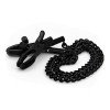 Spenelių spaustukai „Nipple Chain Clamps Black” - Crushious