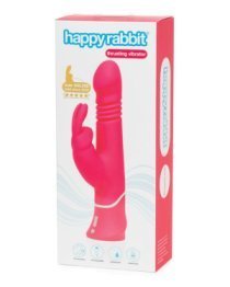 Automatinis vibratorius kiškutis „Thrusting Vibrator“ - Happy Rabbit