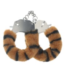 Antrankiai „Heavy-duty Fluffy Handcuffs Tiger“ - Ouch!