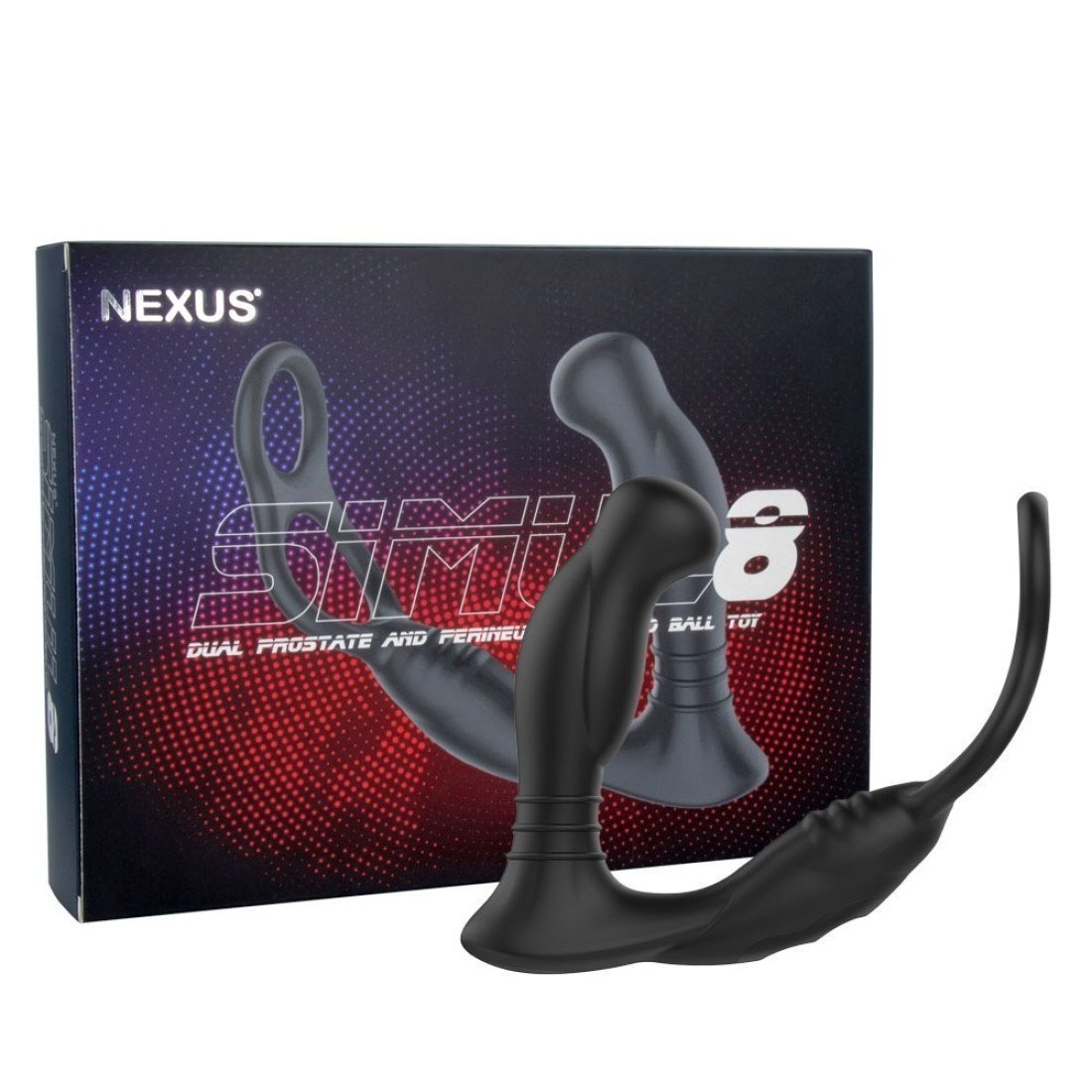 Prostatos masažuoklis - penio žiedas „Simul8“ - Nexus