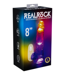 Vibruojantis falo imitatorius „LED Vibrating Cock 8“ - RealRock