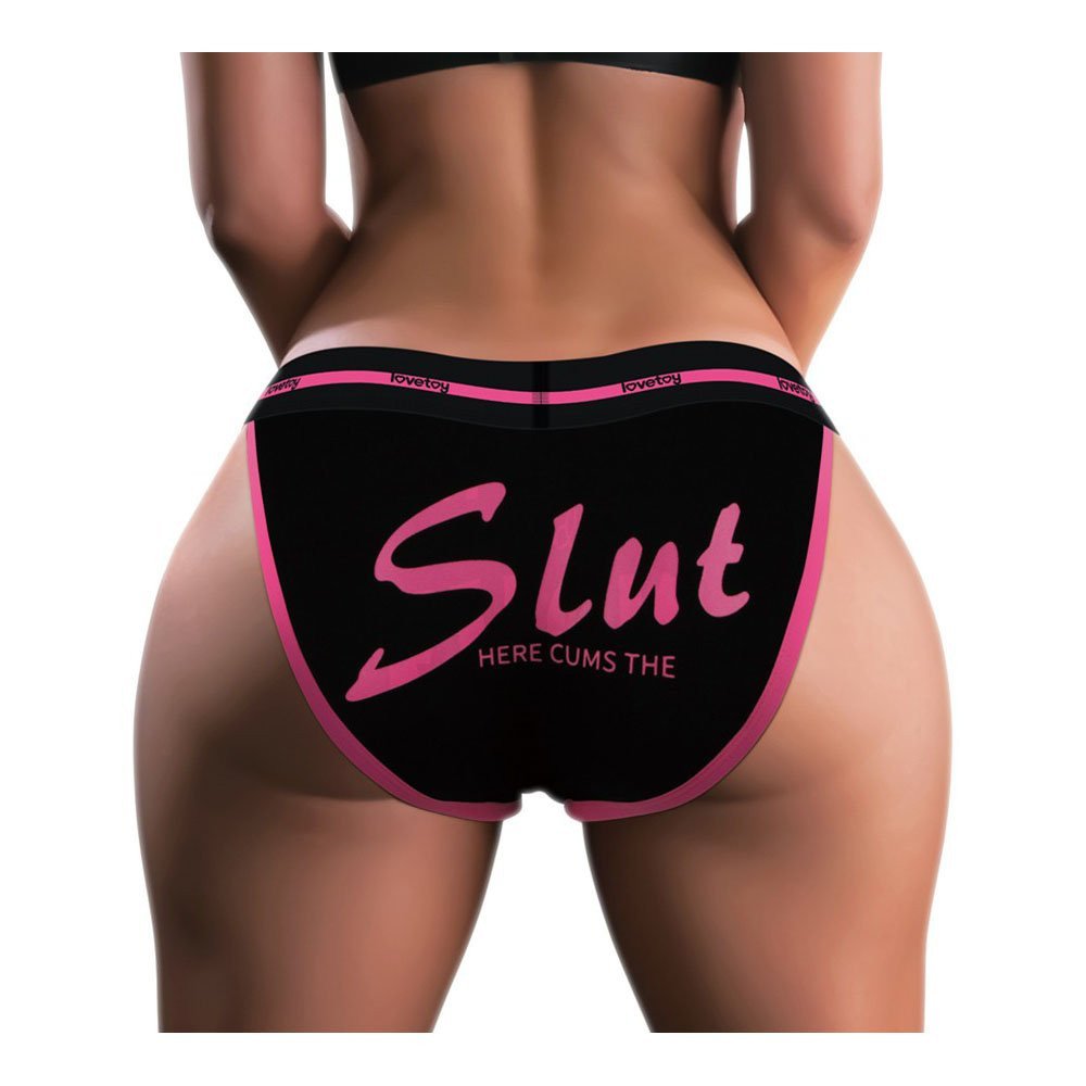 Vibruojančios kelnaitės „Slut“ - Love Toy