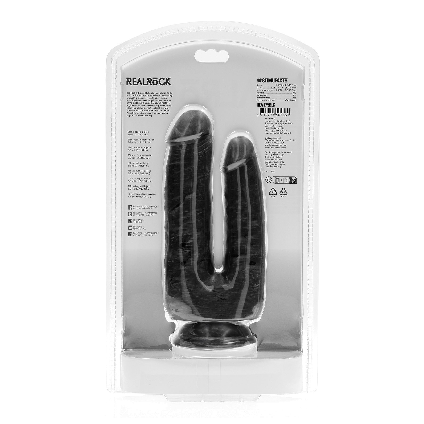 Dvigubas dildo „Double Trouble Dildo“ - RealRock