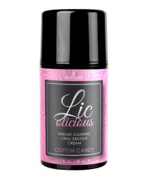 Kremas oraliniam seksui „Licolicious Cotton Candy“, 50 ml - Sensuva