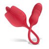 Automatinis vibratorius - stimuliatorius „Thrusting Dildo with Tongue Function“ - Teazers
