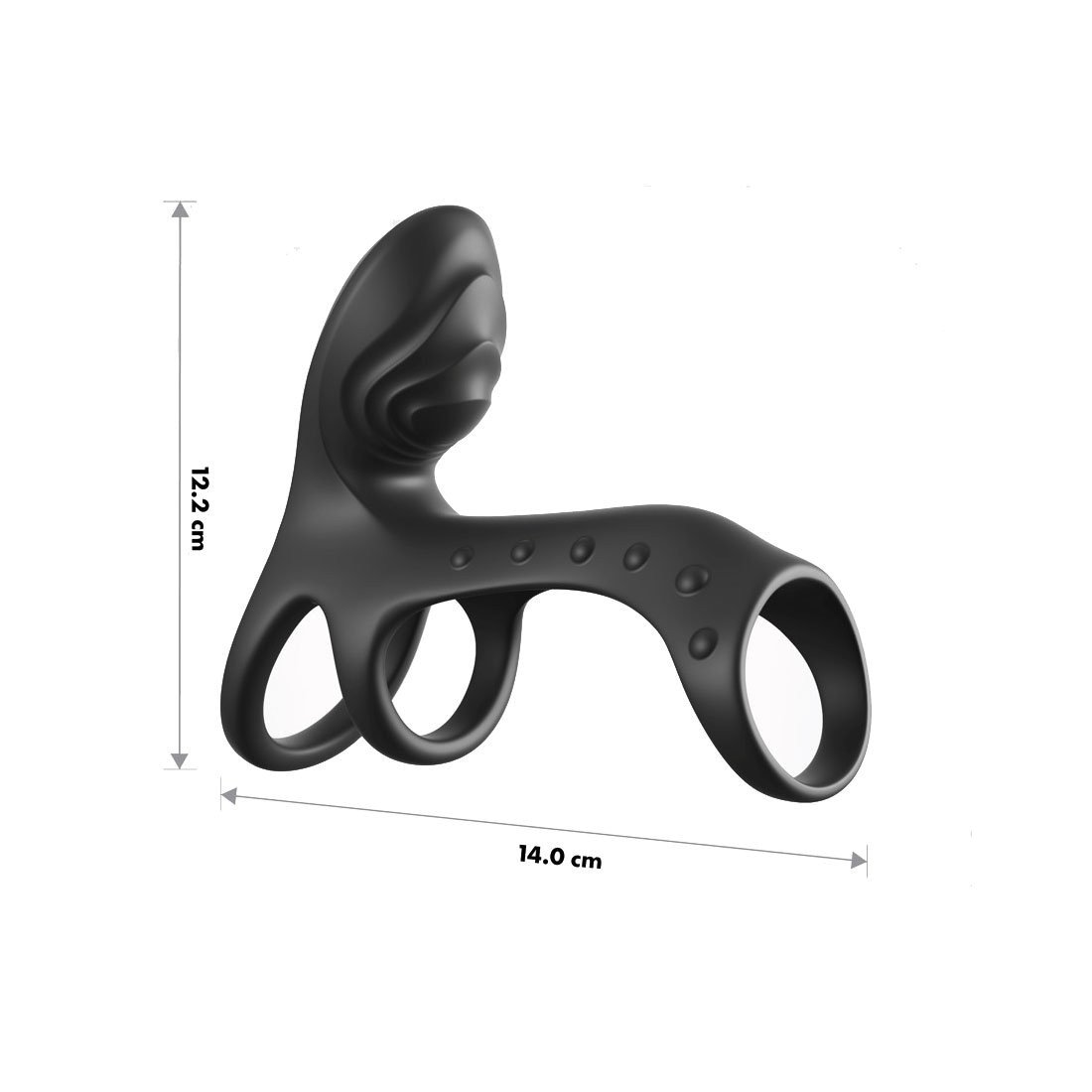 Vibruojanti penio mova „Ultimate Couples Cage Pro“ - Fantasy C-Ringz
