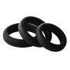 Penio žiedų rinkinys „Smooth Silicone Cockring Pack“ - Ramrod